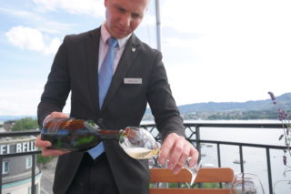 Eden au Lac Zurich -Weindegustation über den Dächern