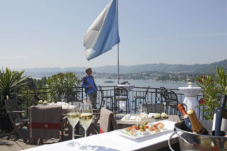 Eden au Lac Zurich -Weindegustation über den Dächern