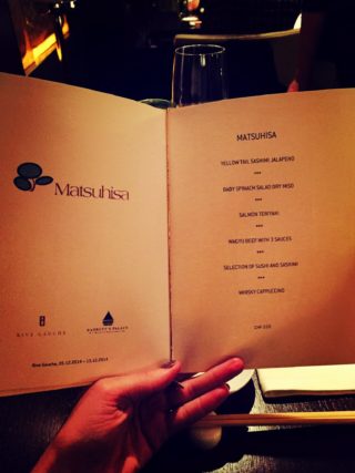 Matsuhisa Pop-Up Restaurant im Baur au Lac